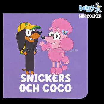 BLUEY OCH VÄNNER Nr: 4 - SNICKERS OCH COCO - Miniböcker - L100