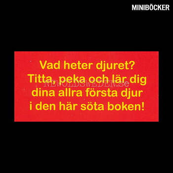 MIN PEKBOK Nr: 1 - DJUR I SKOGEN - Miniböcker - L100