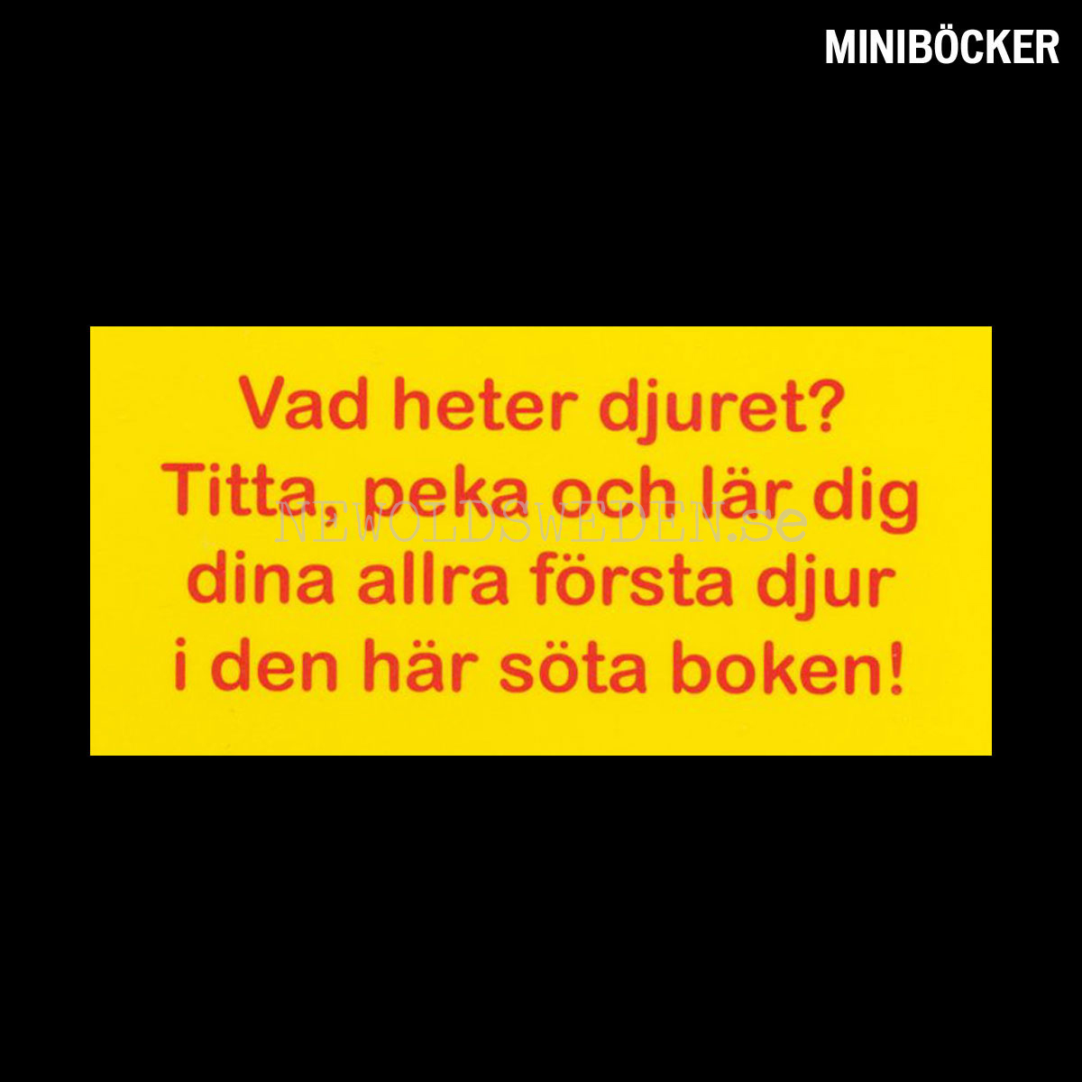 MIN PEKBOK Nr: 3 - BONDGÅRDSDJUR - Miniböcker - L100 - 2