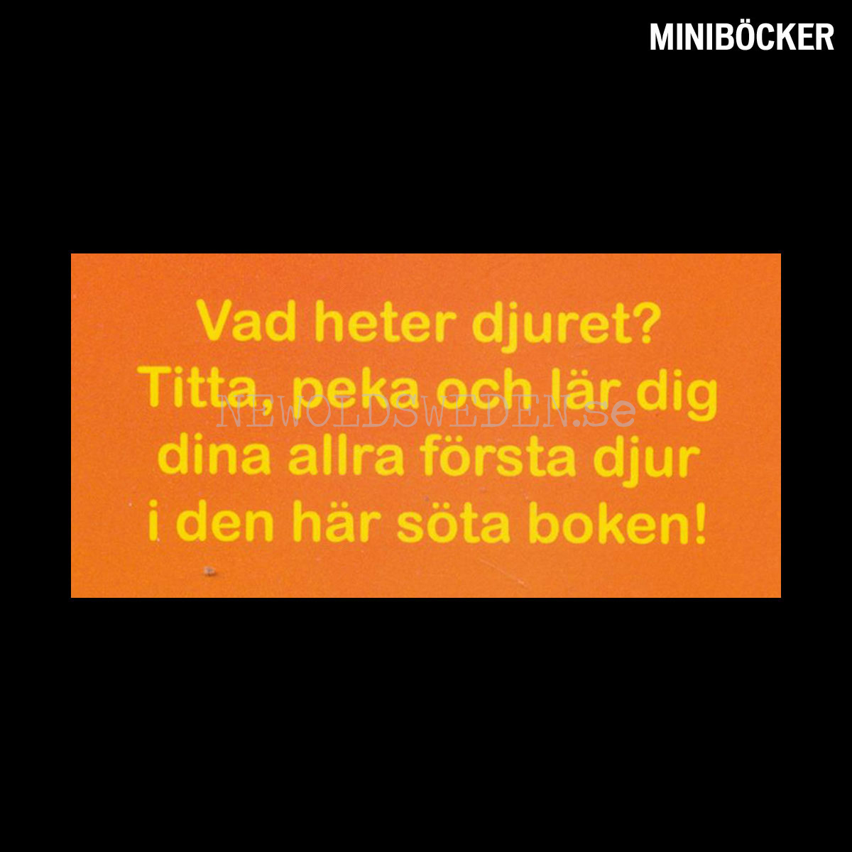 MIN PEKBOK Nr: 2 - VILDA DJUR - Miniböcker - L100 - 2