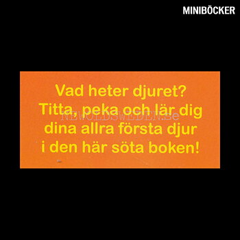 MIN PEKBOK Nr: 2 - VILDA DJUR - Miniböcker - L100
