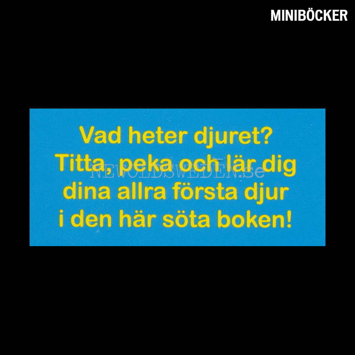 MIN PEKBOK Nr: 5 - DJURUNGAR - Miniböcker - L100 - 2