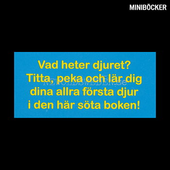 MIN PEKBOK Nr: 5 - DJURUNGAR - Miniböcker - L100