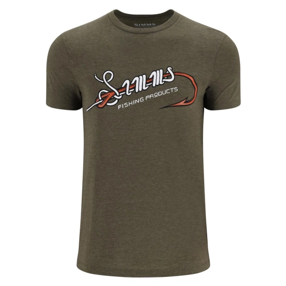 Simms Hook & Loop T-Shirt Military Heather