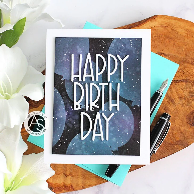 ALEX SYBERIA DESIGNS Bokeh Balloons Stencil - 4