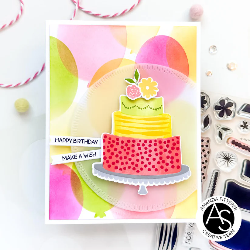 ALEX SYBERIA DESIGNS Bokeh Balloons Stencil - 6