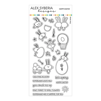 ALEX SYBERIA DESIGNS Hoppy Easter Stamp Set & Die Set