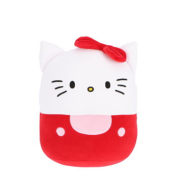 Röd Sanrio Hello Kitty Squishy Kudde - 22 cm