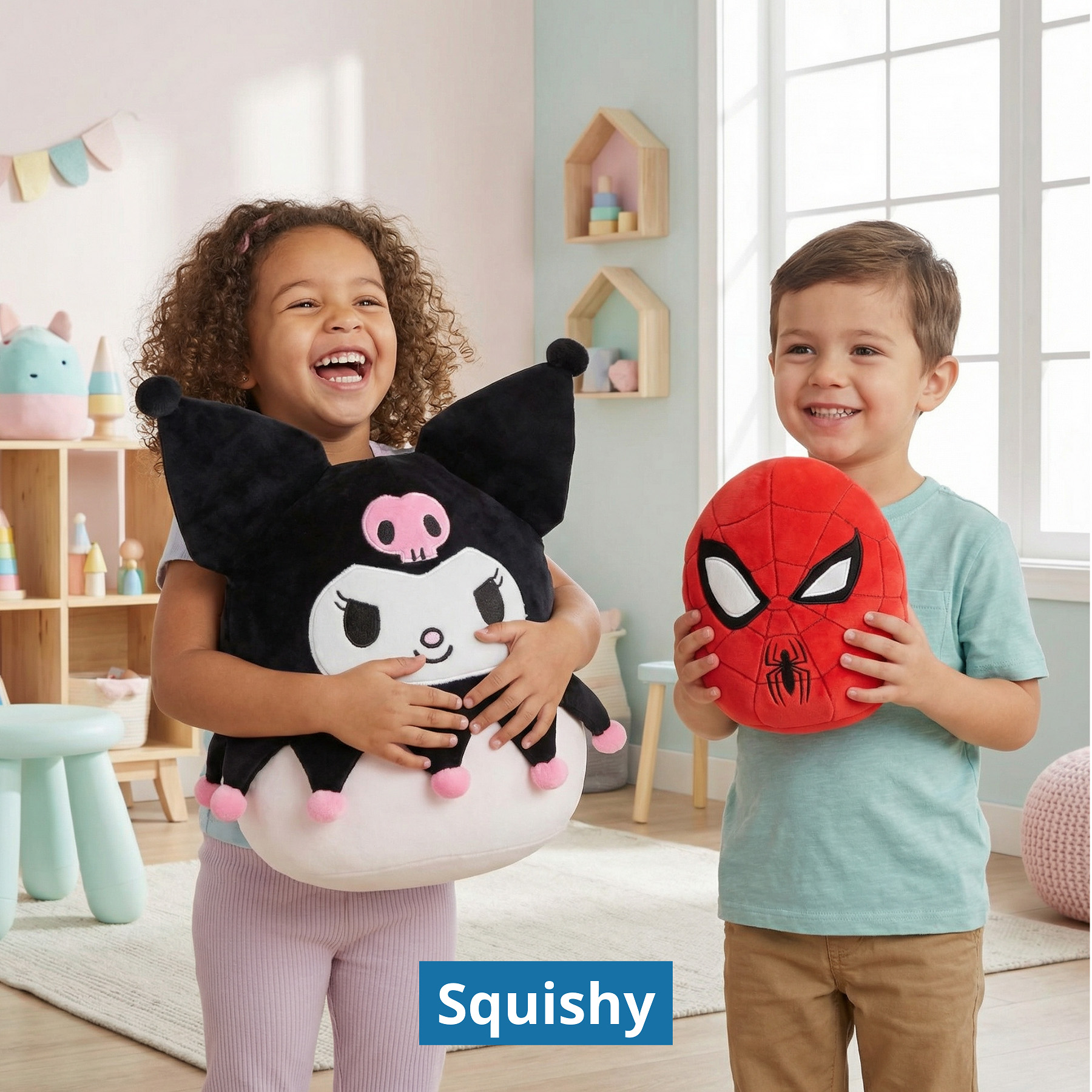 Sanrio Kuromi Squishy Kudde - 22 cm - 2