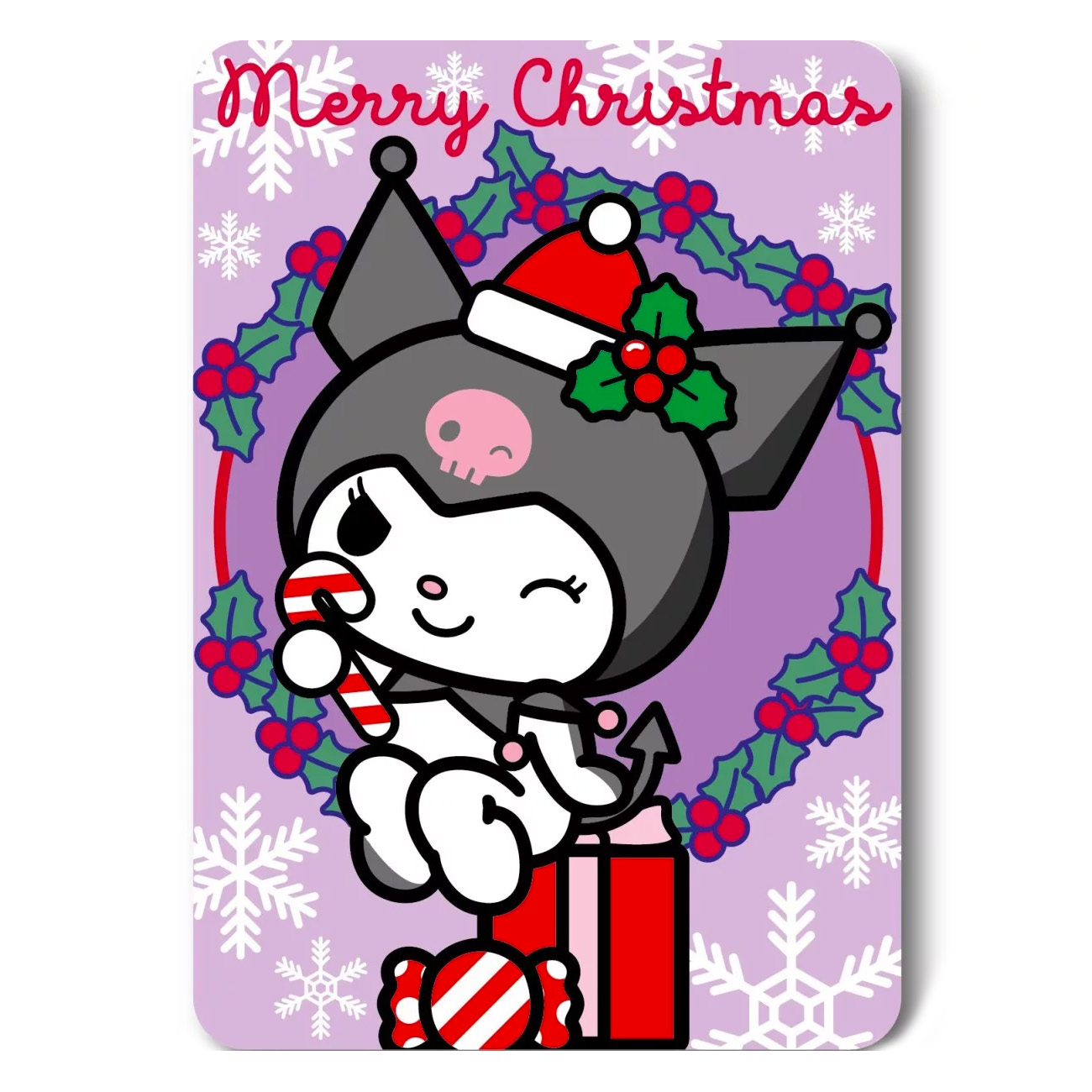 Kuromi Fleece Filt med Julmotiv - 140 x 100 cm - 3