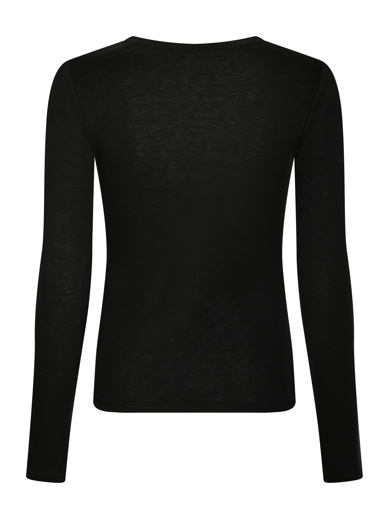 Neo Noir  - Nella Fine Rib Blouse Black - 6