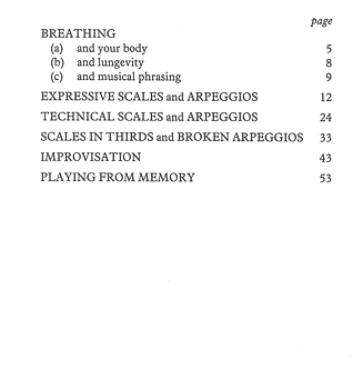 Practice book for the flute