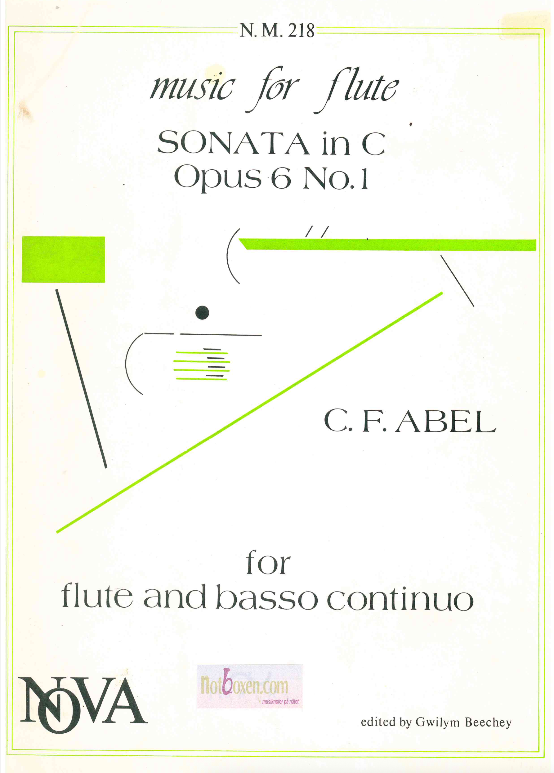 C. F. Abel, Sonata in C, opus 6 No. 1