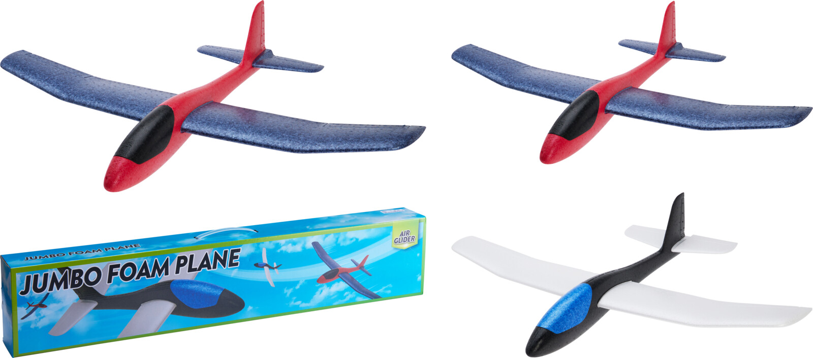 Jumbo Skumflygplan 84 cm