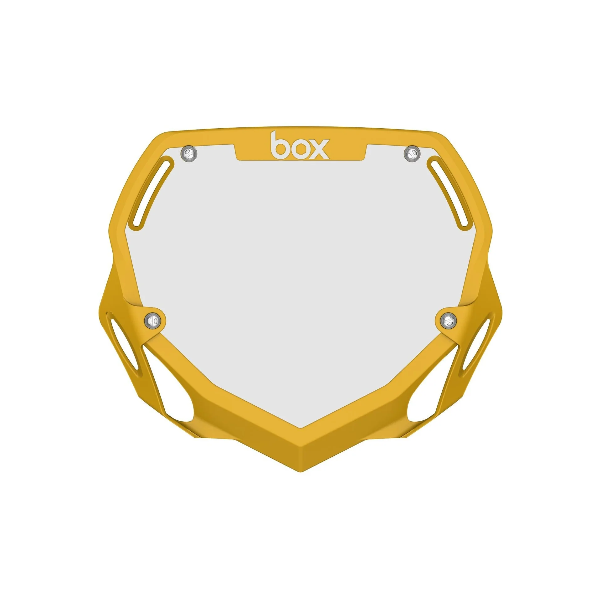  BOX Phase 1 number plate Large Yellow