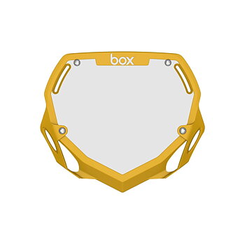  BOX Phase 1 number plate Large Yellow