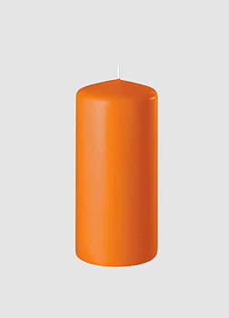 Block candle Orange 7,5x15