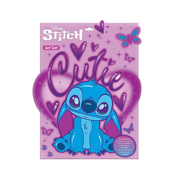 Stitch Disney Målarbok Klistermärken Pennor