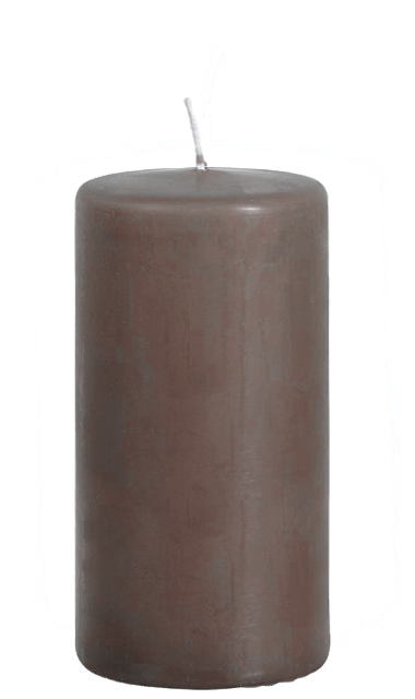 Block candle Beige 7,5x15