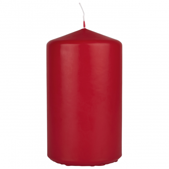 Blockljus Mörkröd 7,5x15