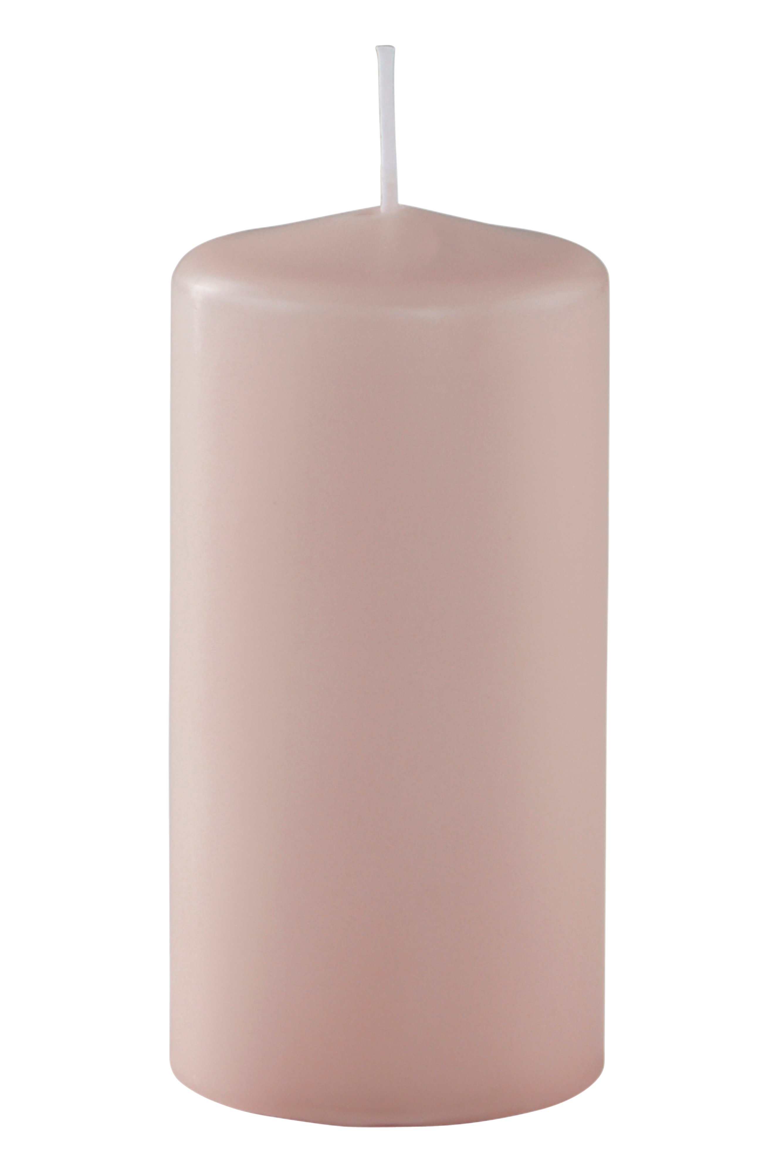 Blockljus Dimrosa Matt 7,5x15