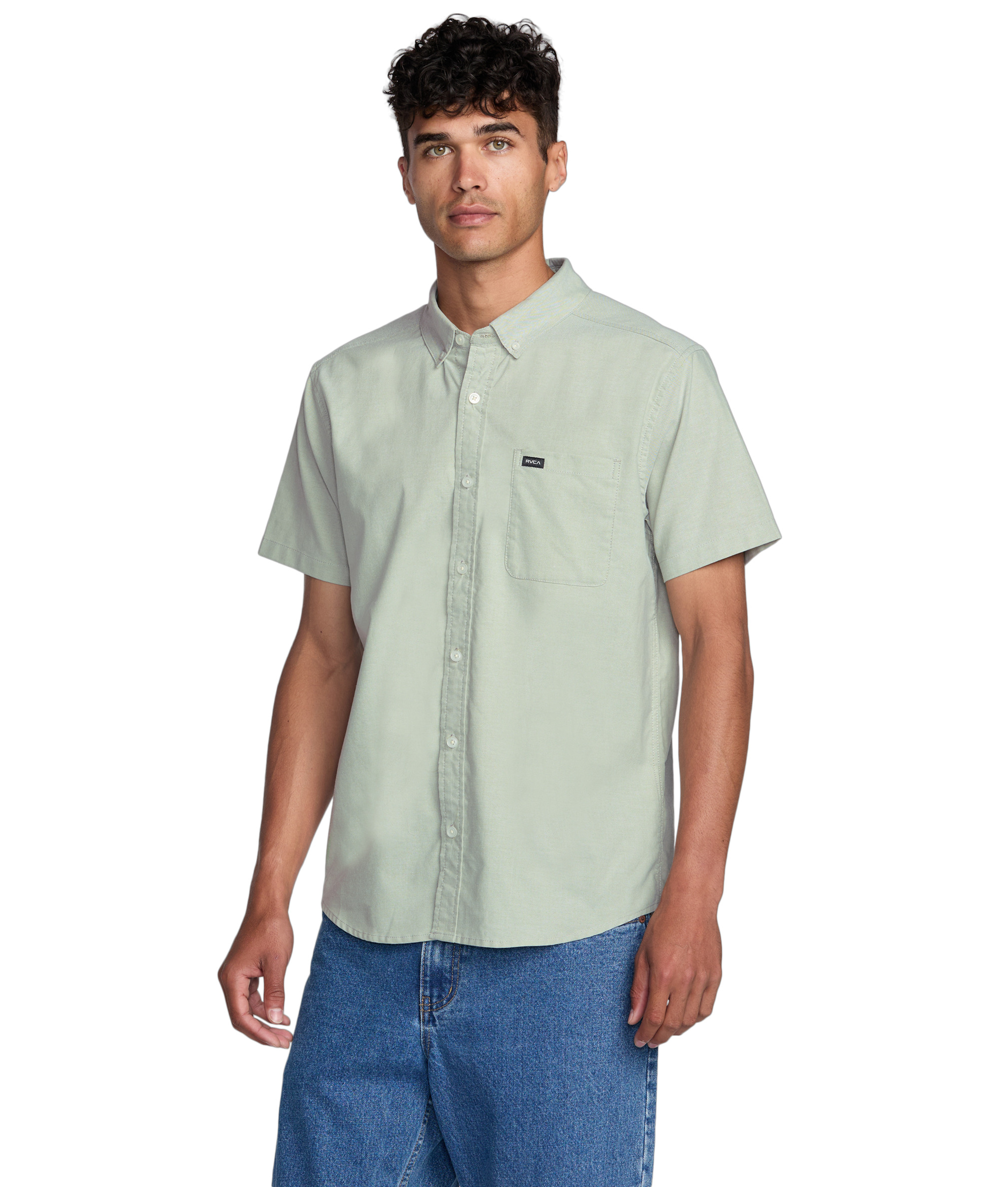 RVCA skjorta Thatll do stretch ranger green