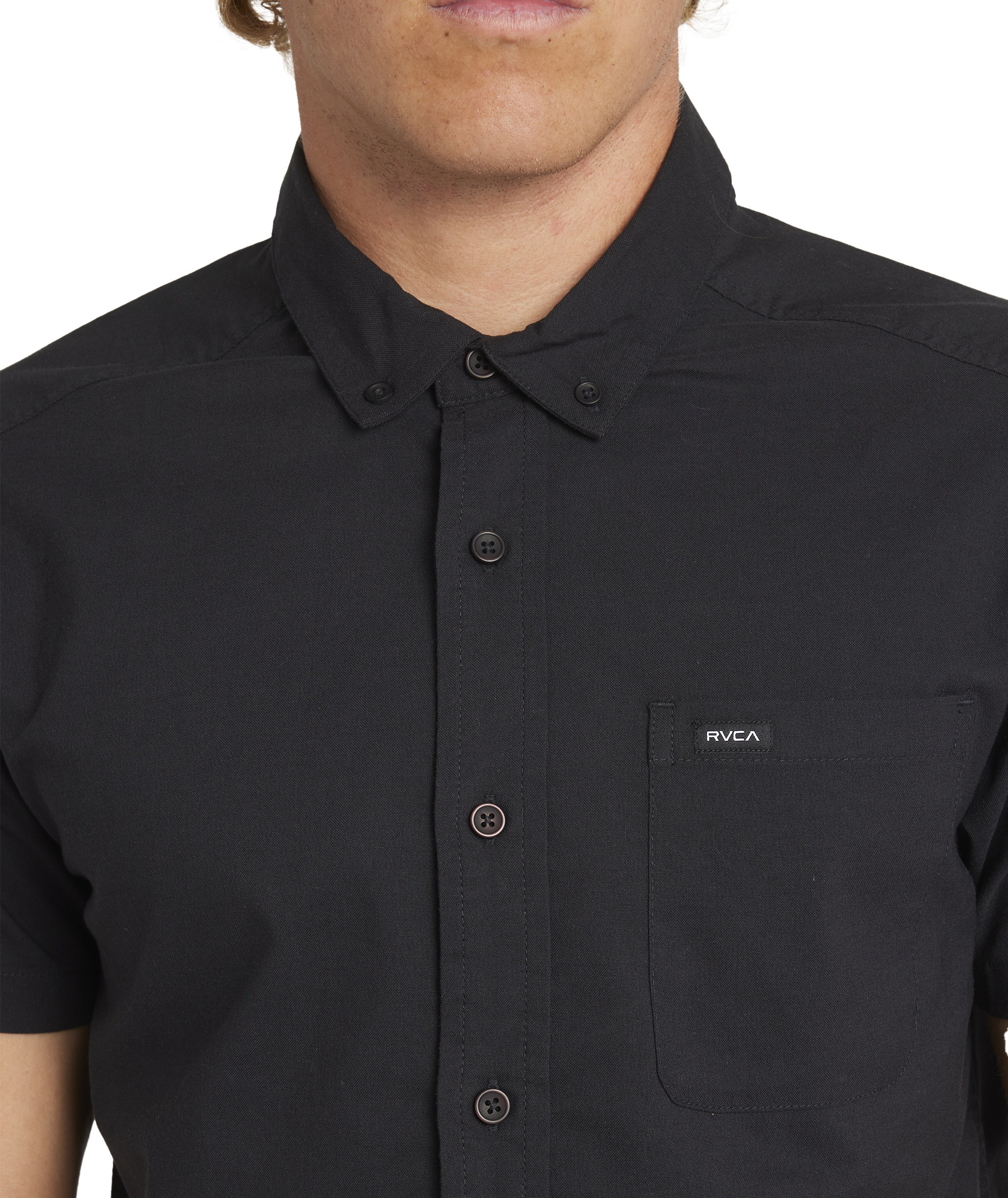 RVCA skjorta Thatll do stretch black - 6