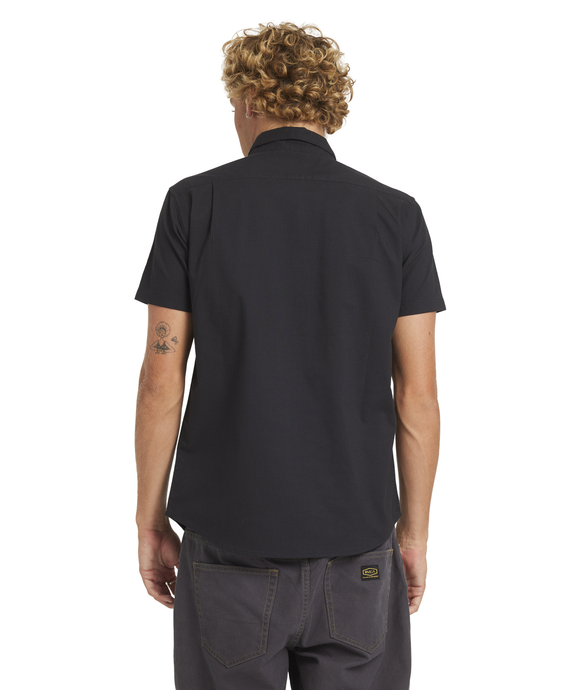 RVCA skjorta Thatll do stretch black - 3