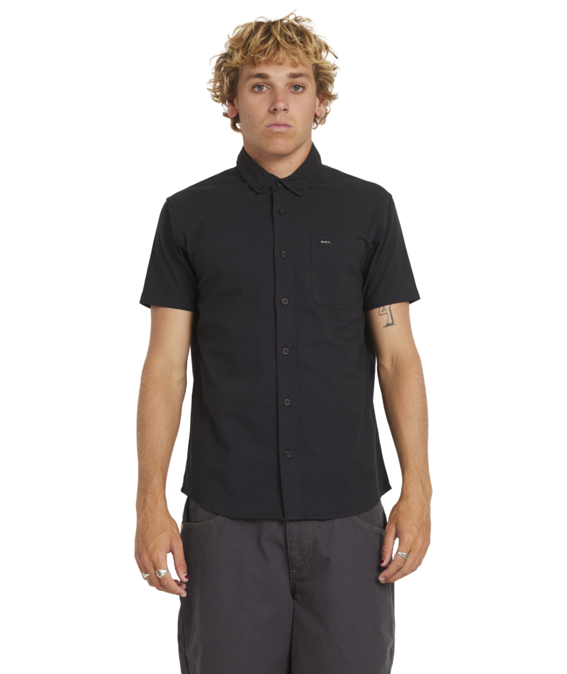 RVCA skjorta Thatll do stretch black