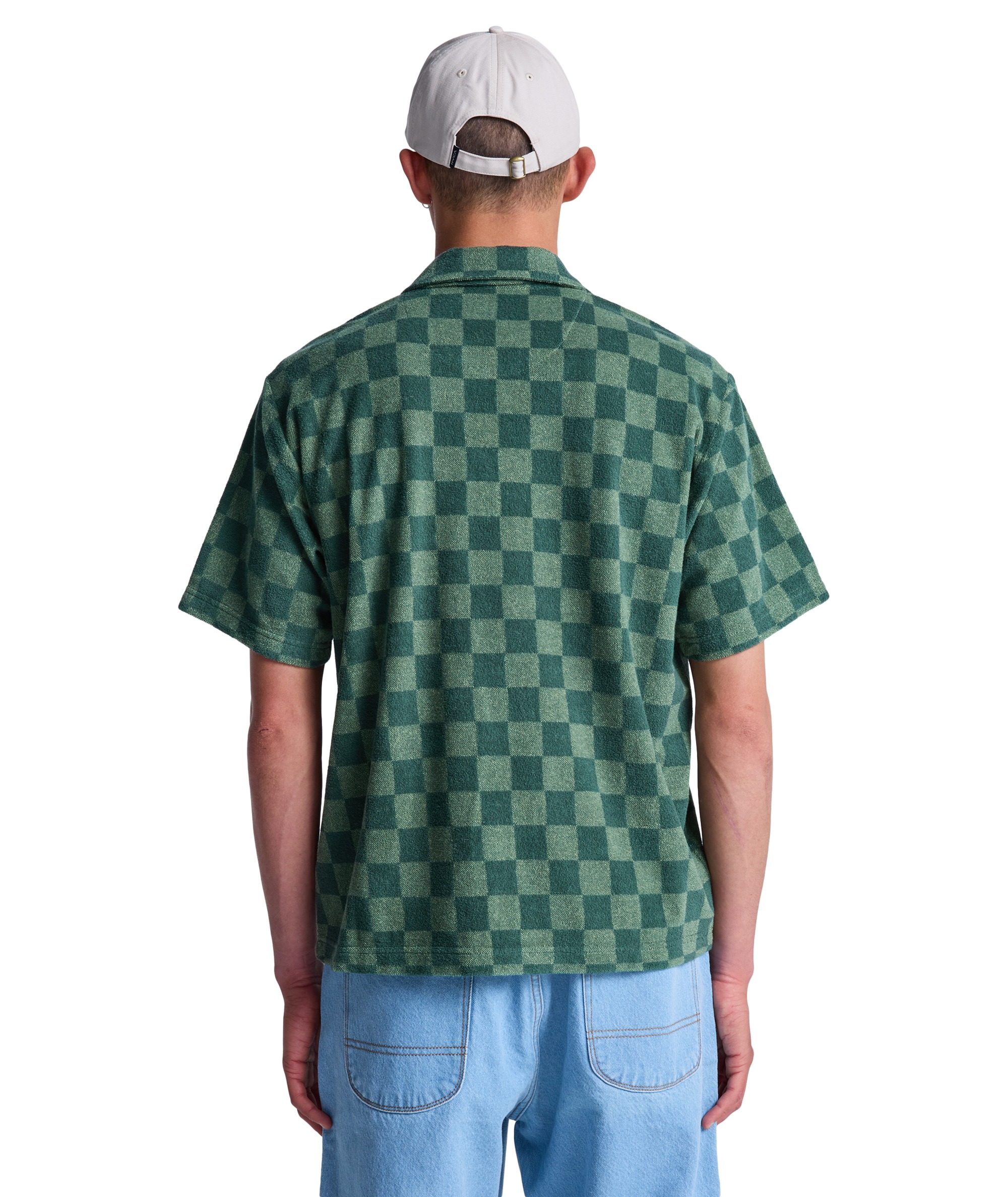 RVCA skjorta AF checker sponge beechnut - 5