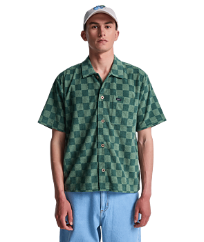 RVCA skjorta AF checker sponge beechnut