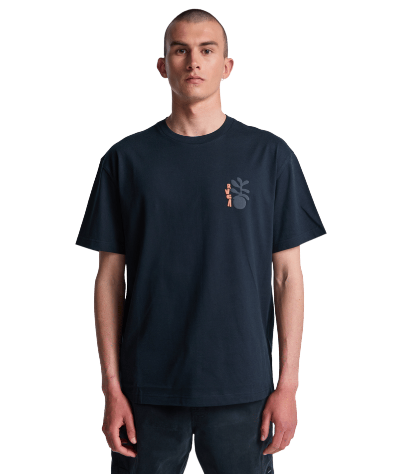 RVCA t-shirt Cut out black