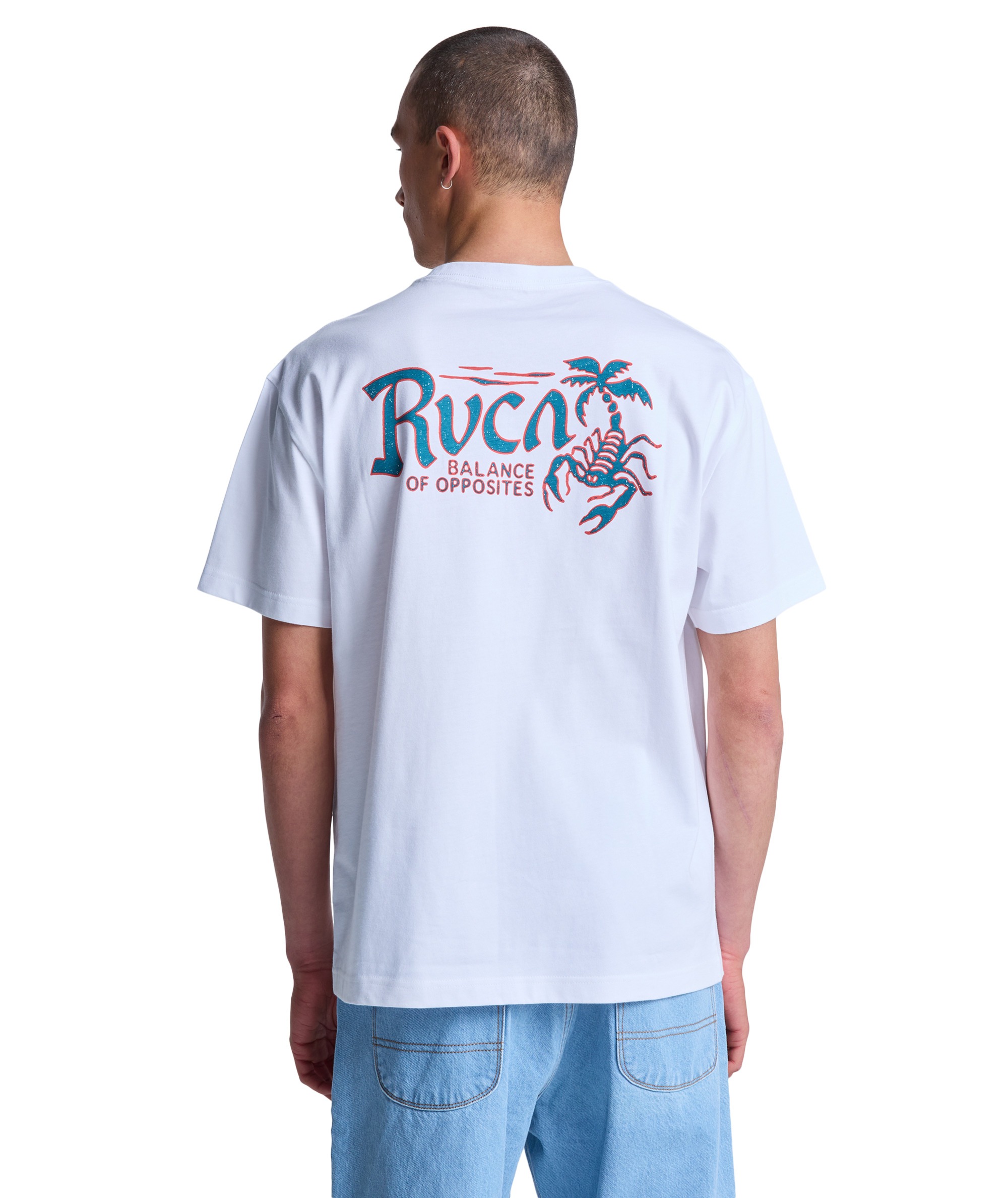 RVCA t-shirt Stingbay pocket white - 2