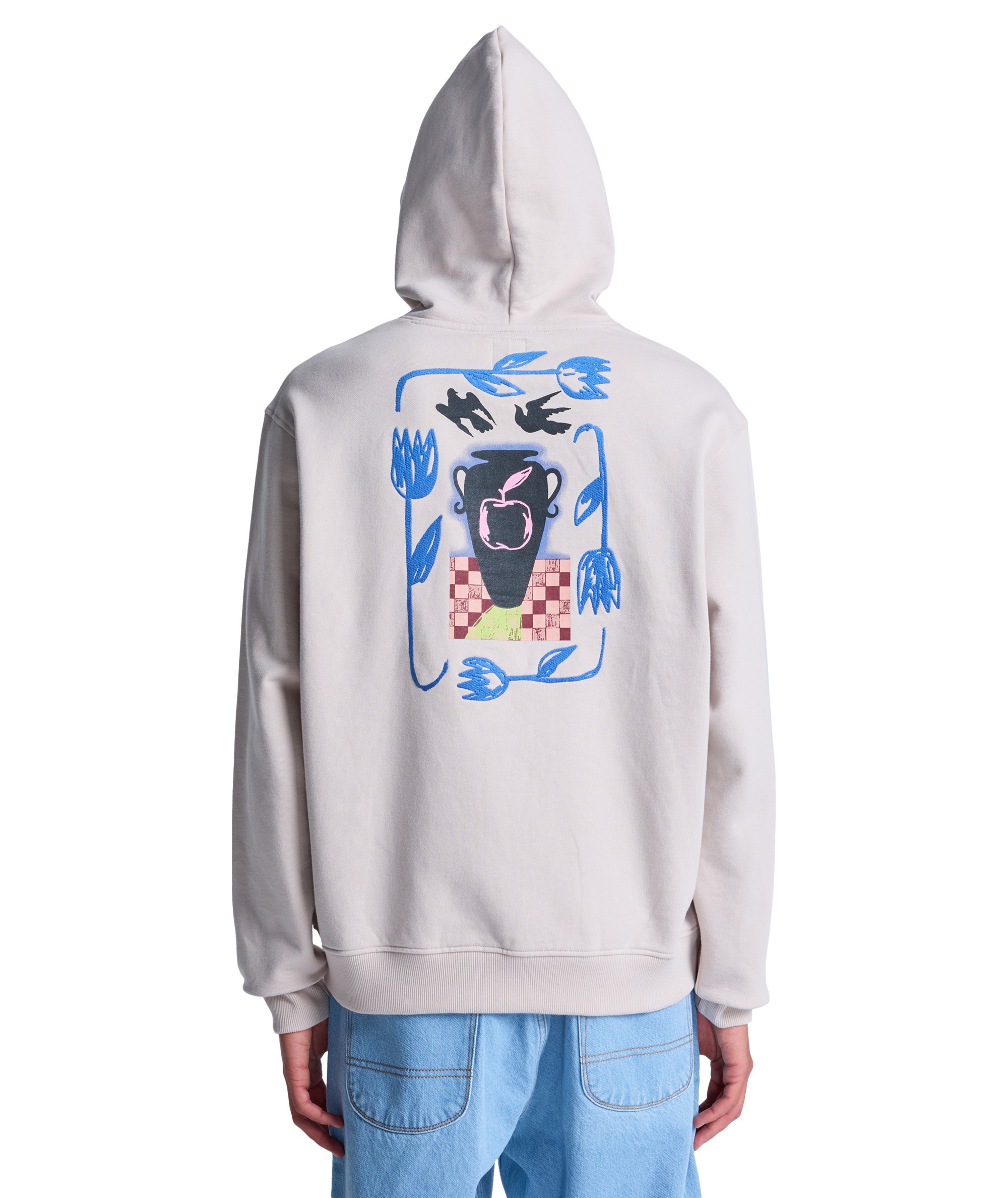 RVCA hoodie AF Love birds moonbeam - 2
