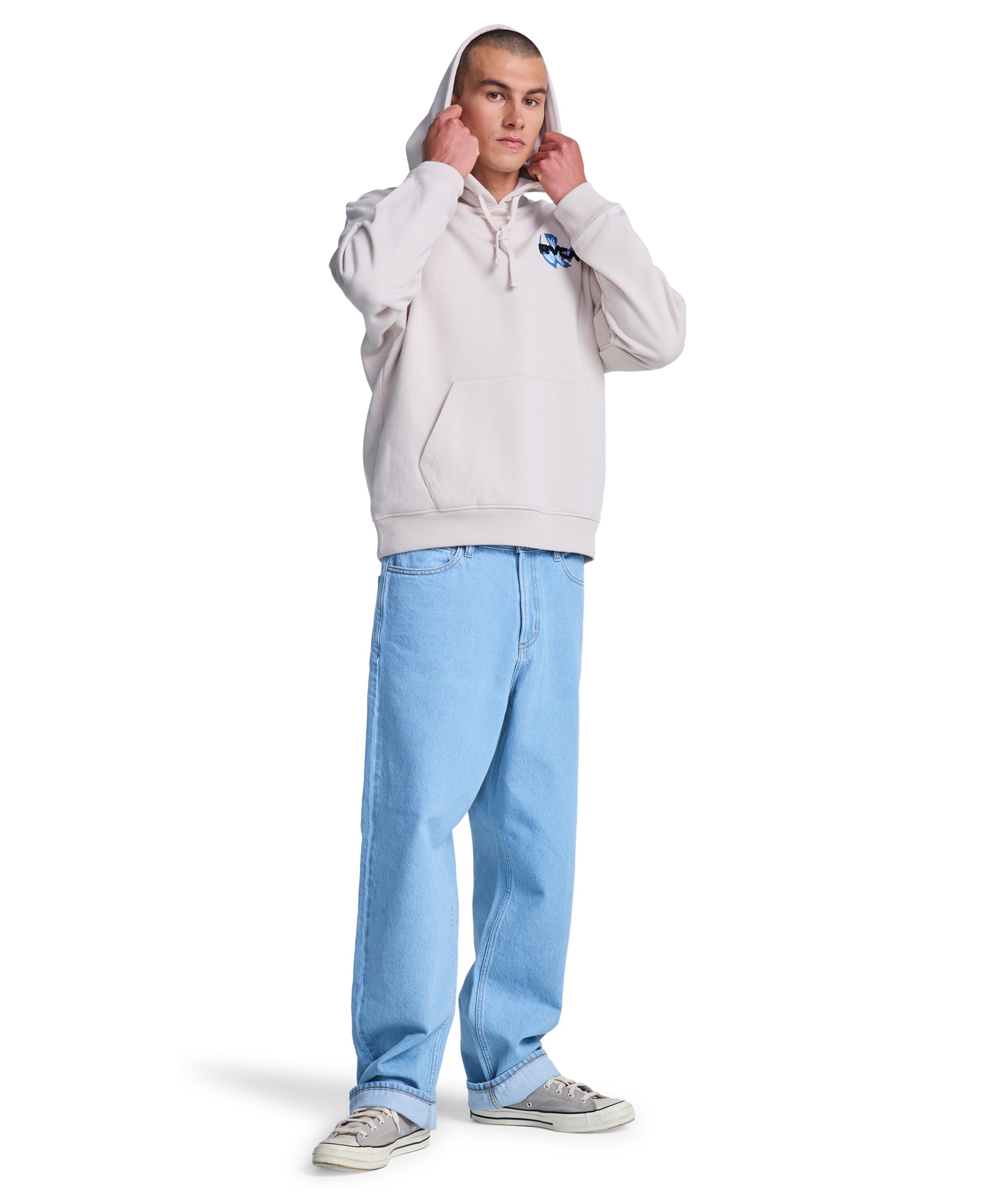 RVCA hoodie AF Love birds moonbeam - 6