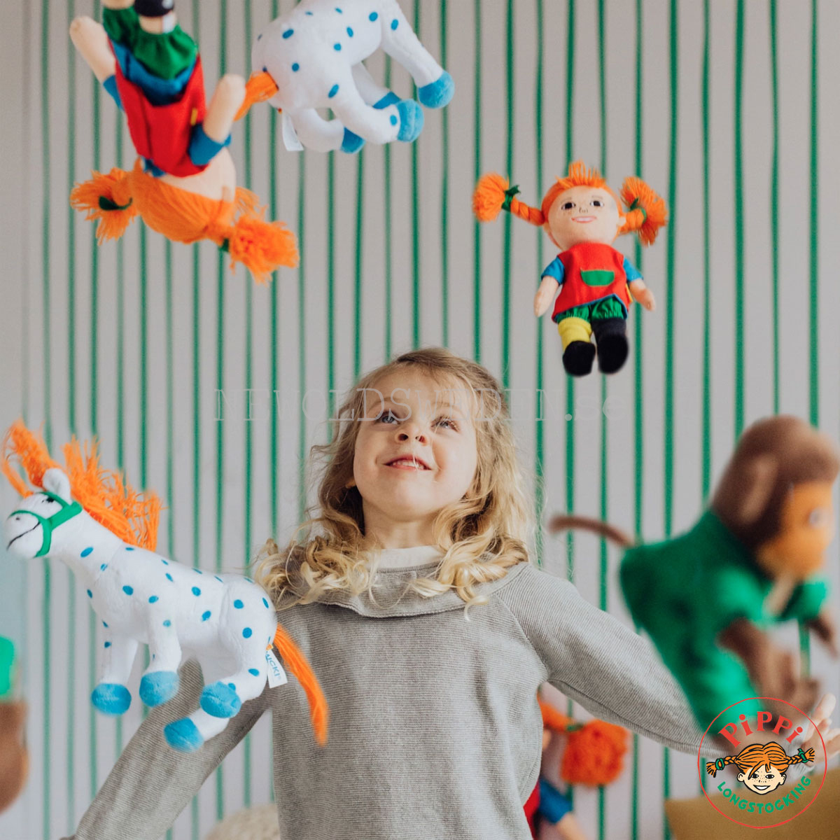 PIPPI MJUK DOCKA PIPPI 20 CM - Pippi LÅNGSTRUMP - LO - 4