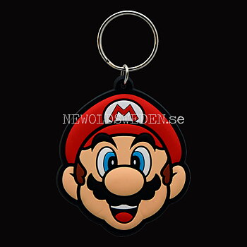 SUPER MARIO KEYCHAIN  - 5.5 x 6.5 X 0.5 cm - Nyckelring
