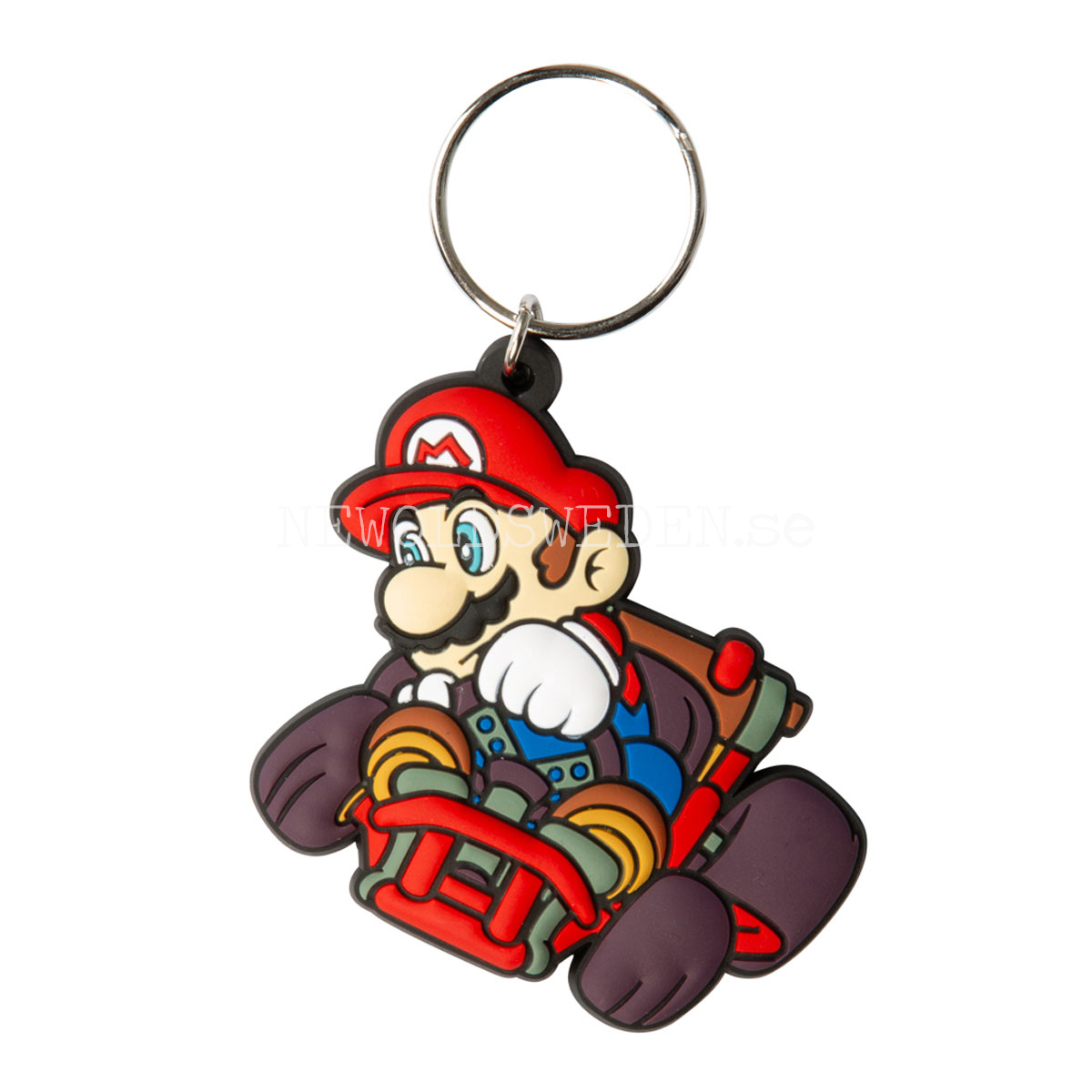 SUPER MARIO KART KEYCHAIN  - 5.5 x 6  x 0.5 cm - Nyckelring - 2