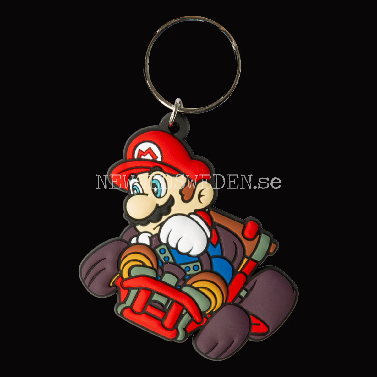 SUPER MARIO KART KEYCHAIN  - 5.5 x 6  x 0.5 cm - Nyckelring