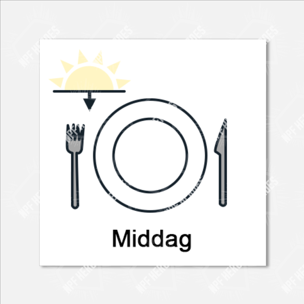 Bildstödsbilder Måltider, 5x5 cm - 2