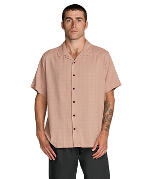 RVCA skjorta Vacancy pale mauve
