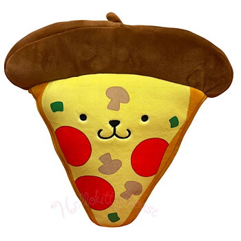 Hello Kitty and Friends Mjukis Gosedjur Foodie Fun - Pompompurin Pizza Slice - Supersoft & Kawaii 27 cm