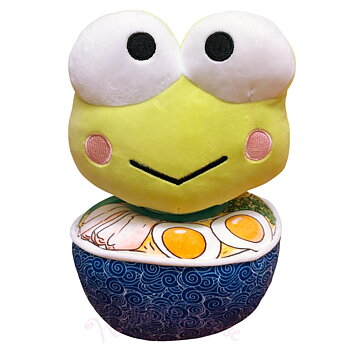 Hello Kitty and Friends Mjukis Gosedjur Foodie Fun - Keroppi Ramen - Supersoft & Kawaii 25 cm