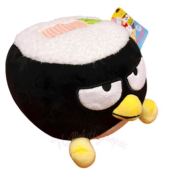 Hello Kitty and Friends Mjukis Gosedjur Foodie Fun - Badtz Maru Maki Sushi  - Supersoft & Kawaii 21 cm