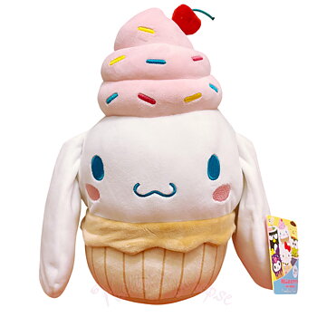 Hello Kitty and Friends Mjukis Gosedjur Foodie Fun - Cinnamoroll Cupcake  - Supersoft & Kawaii 27  cm