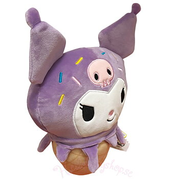 Hello Kitty and Friends Mjukis Gosedjur Foodie Fun - Kuromi Ice Cream  - Supersoft & Kawaii 31  cm