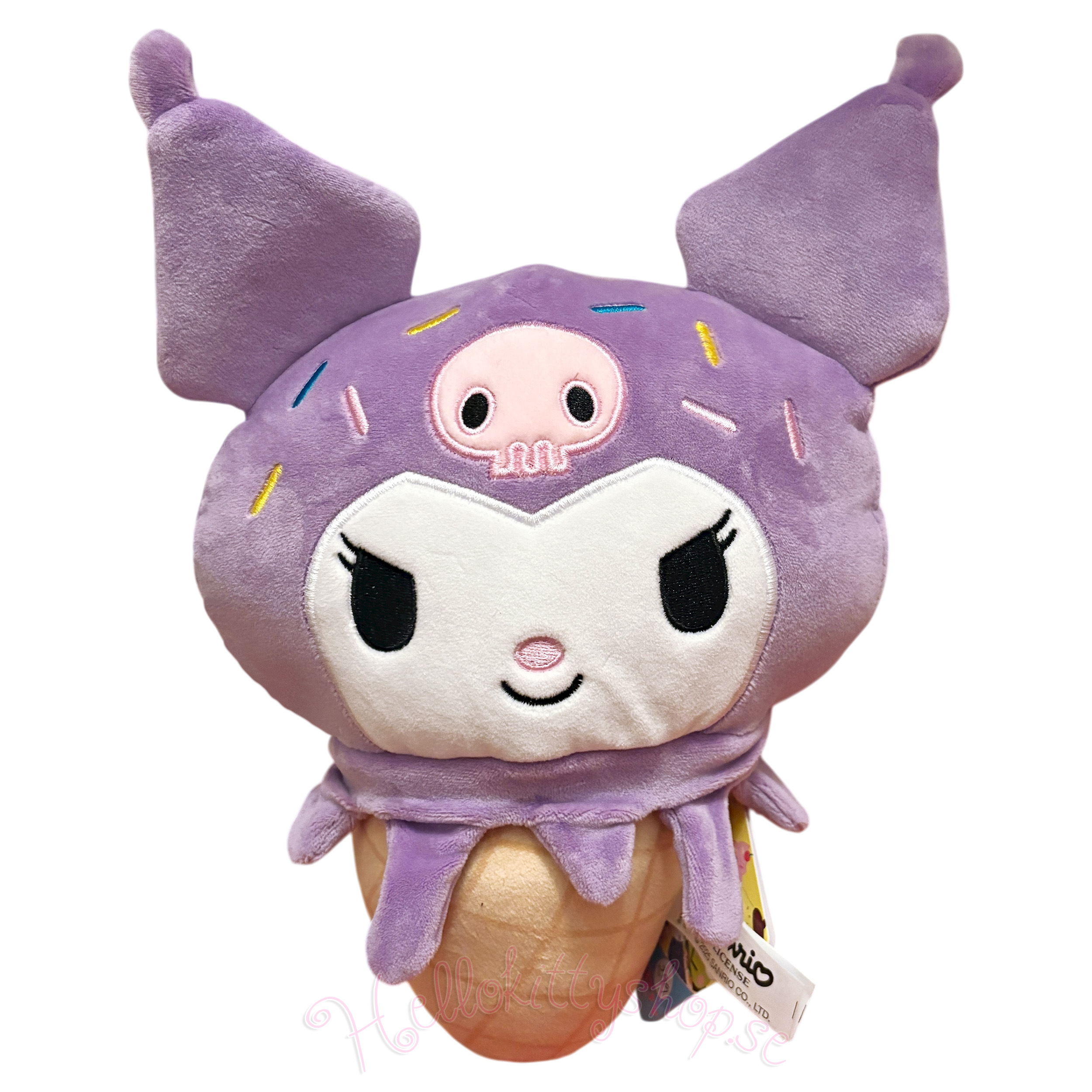 Hello Kitty and Friends Mjukis Gosedjur Foodie Fun - Kuromi Ice Cream  - Supersoft & Kawaii 31  cm