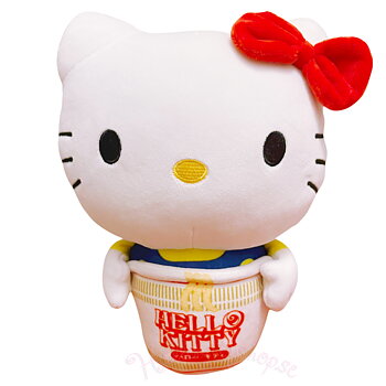 Hello Kitty and Friends Mjukis Gosedjur Foodie Fun - Hello Kitty Cup Noodles  - Supersoft & Kawaii 25 cm