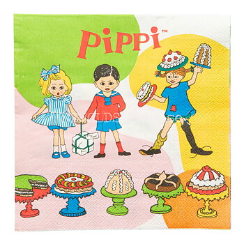 Pippi Långstrump Servetter 33x33 cm - 16-pack - LO