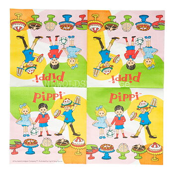 Pippi Långstrump Servetter 33x33 cm - 16-pack - LO
